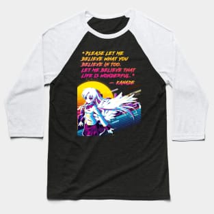 Kanade Tachibana - Angel Beats Baseball T-Shirt